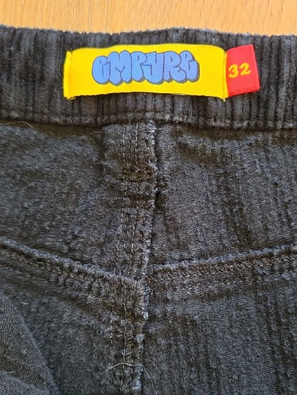 Empyre Black Corduroy Pants — Relaxed Straight Fit